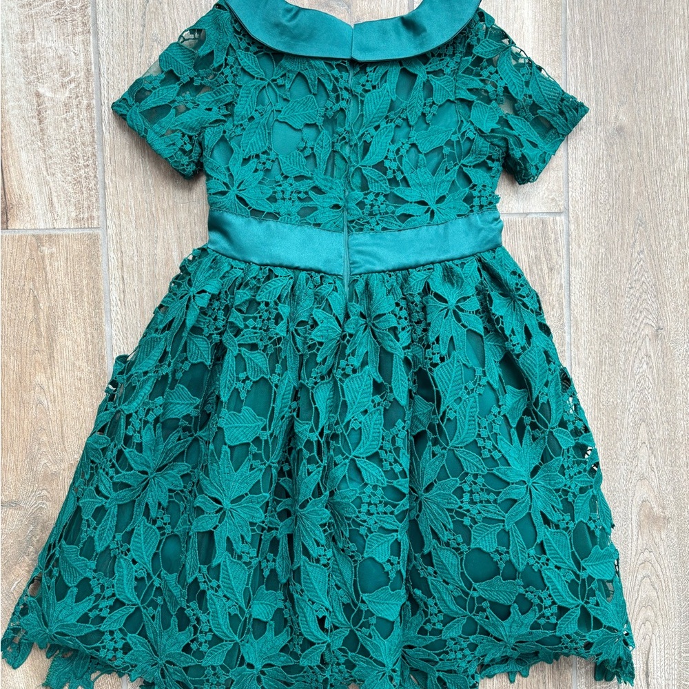 Trish Scully Emerald Evangelina Dress Size 5 - Picture 3 of 8